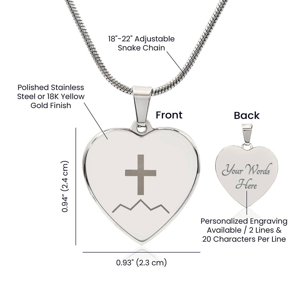 CROSS & SOUNDWAVE PENDANT