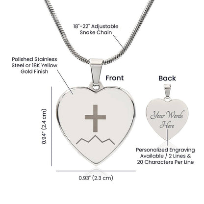 CROSS & SOUNDWAVE PENDANT