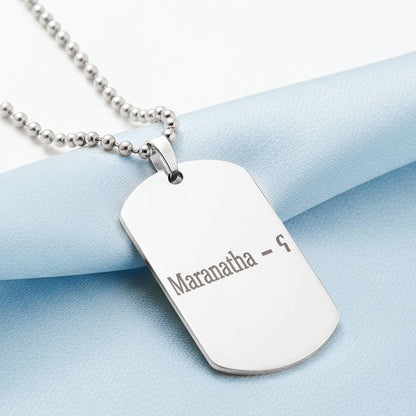MARANATHA BAR NECKLACE