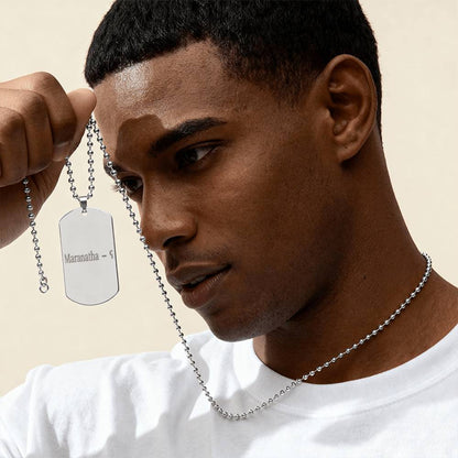 MARANATHA BAR NECKLACE