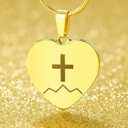 CROSS & SOUNDWAVE PENDANT