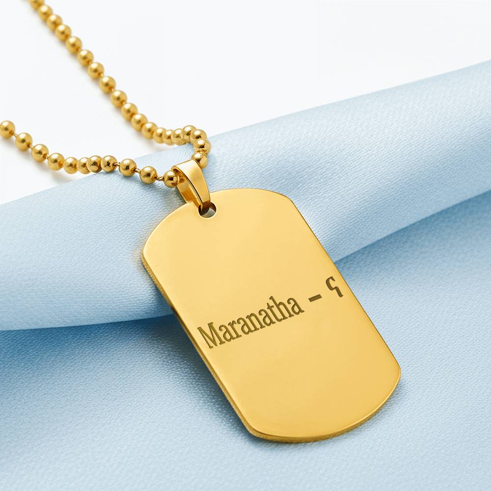 MARANATHA BAR NECKLACE
